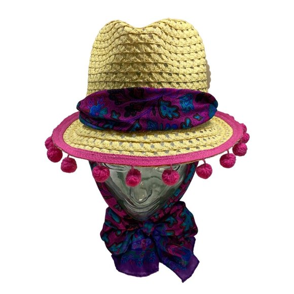 Plasma Beamz Handmade Pom-Pom Chin Strap Fedora OS main image 8